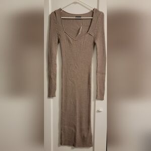 Gap Tan Sweater Dress